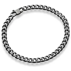 by Billgren Herr Smycken^armband svart stål