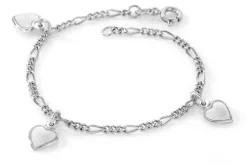 Pia & Per Barn Smycken^Charms armband hjärtan