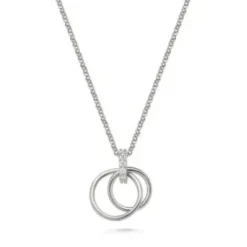 Jemp Guld Halsband^Collie 925s Cz 2st Cirklar