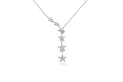 Jemp Guld Halsband^Collie 925s cz stjärnor