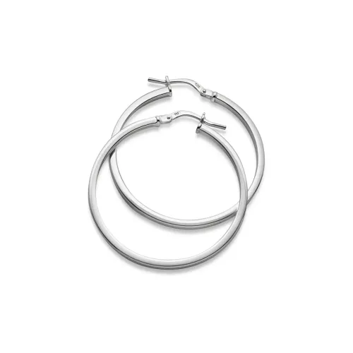 Jemp Guld Örhängen | Creol^Creol 925silver rak 1,7x30mm