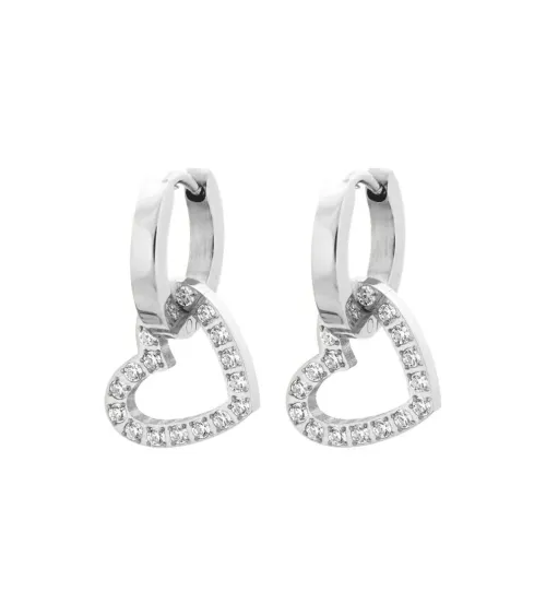 Edblad & Co Örhängen^Eternal Heart Earrings Steel