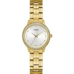 Jemp Guld Guess Dam^Guess ladies work life 30mm 30m gold