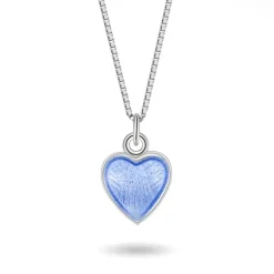 Pia & Per Barn Smycken^Halsband ljusblått hjärta
