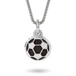 Pia & Per Barn Smycken^Halsband Svart Fotboll