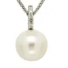 Jemp Guld Hängen^Hänge 18k 0,03ct w/si Pärla