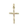 Jemp Guld Hängen^Hänge kors 18k twist 25x14mm