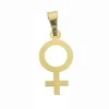 Jemp Guld Hängen^Hänge kvinnosymbol 18k 9*18