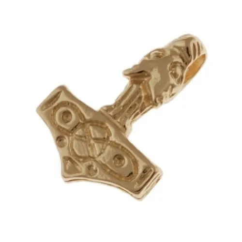 Jemp Guld Hängen^Hänge Tors Hammare 18k