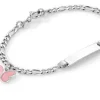 Pia & Per Barn Smycken^ID-armband rosa fjäril