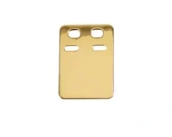 Jemp Guld Gravyrbrickor^IDbricka guld/silver