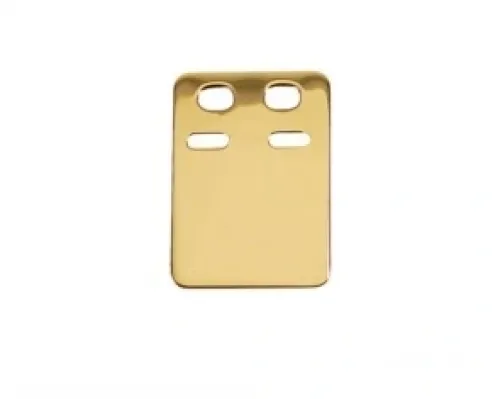 Jemp Guld Gravyrbrickor^IDbricka guld/silver