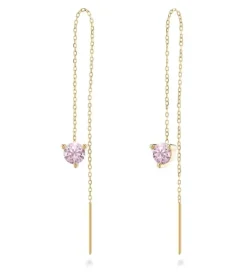 Edblad & Co Örhängen^La Collina Chain Earrings Pink Gold