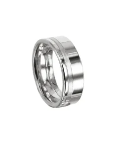 Arock Herr Smycken^MOLTAS Plain ring steel strl XS