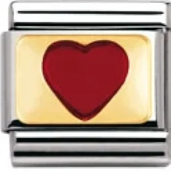 Nomination Nomination^Hjärta röd emalj