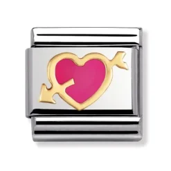 Nomination Nomination^Pink Heart With Arrow