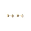 Jemp Guld Örhängen^Pearl bubble small stud ear