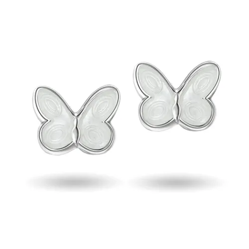 Pia & Per Barn Smycken | Örhängen^Örh. vit fjäril vit