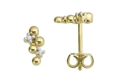 JEMP Örhängen^Örhänge 18k guld 0,03ct w/si