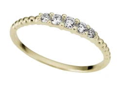 JEMP Ringar^Ring 18k guld med Cz