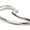 JEMP Ringar^Ring 18k vitguld med 0,04ct w/si