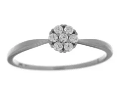 JEMP Ringar^Ring 18k vitguld med cz