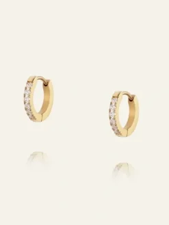 Mockberg Örhängen^Shiny Gold Hoops Medium