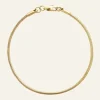Mockberg Armband^Snake chain bracelet gold medium