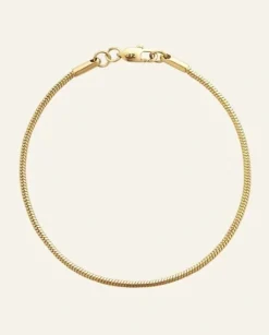 Mockberg Armband^Snake chain bracelet gold medium