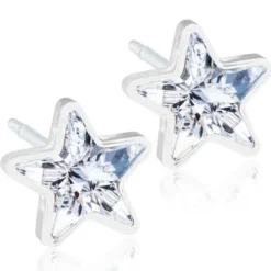 Blomdahl medical Hudvänliga Örhängen^Star 6mm Crystal