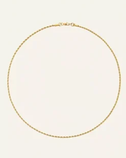 Mockberg Halsband^Thin Rope necklace gold