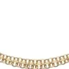Jemp Guld Halsband^X-länk 1-radig doserad collier